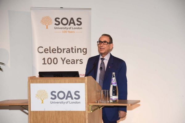 Professor David Khalili lectures at SOAS on the preservation of history through art collecting