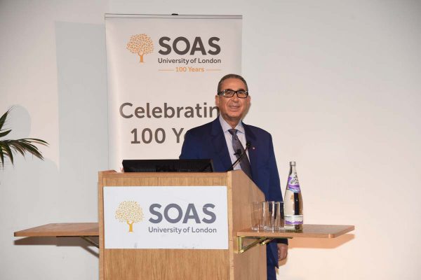 Professor David Khalili lectures at SOAS on the preservation of history through art collecting