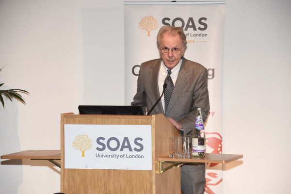 Professor David Khalili lectures at SOAS on the preservation of history through art collecting