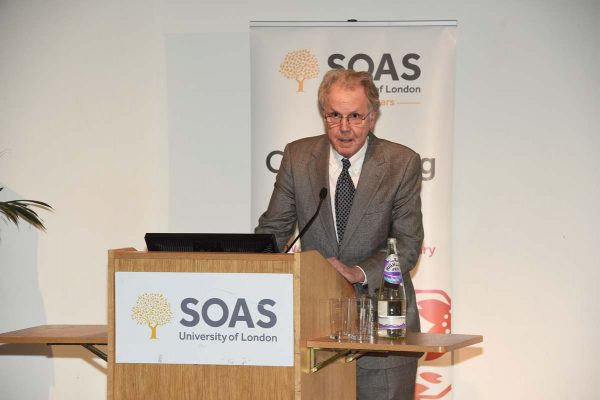 Professor David Khalili lectures at SOAS on the preservation of history through art collecting