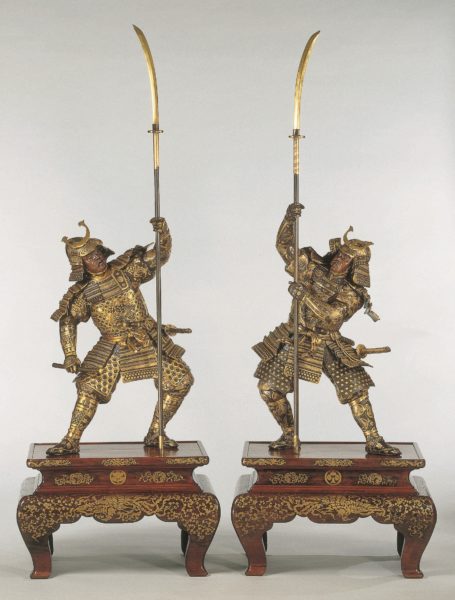 Pair of Samurai Figures, Japan, 1890